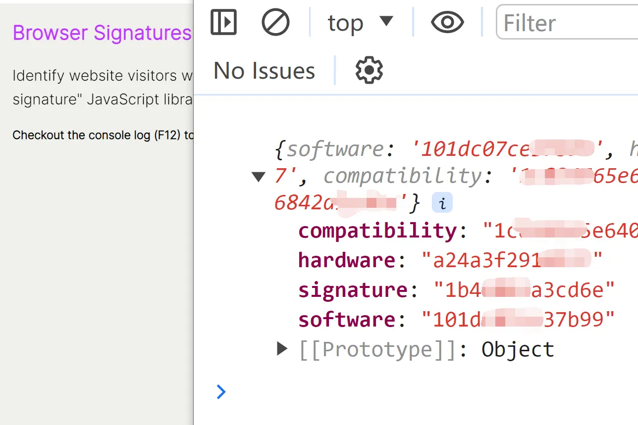 Browser Signatures